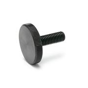 J.W. Winco DIN653-M6-12 Flat Knurled Thumb Screw 6N12F48